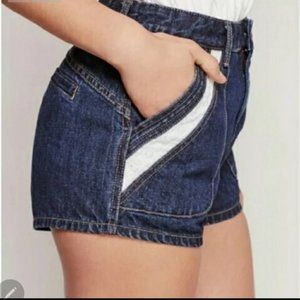 Free People High Rise Denim Shorts